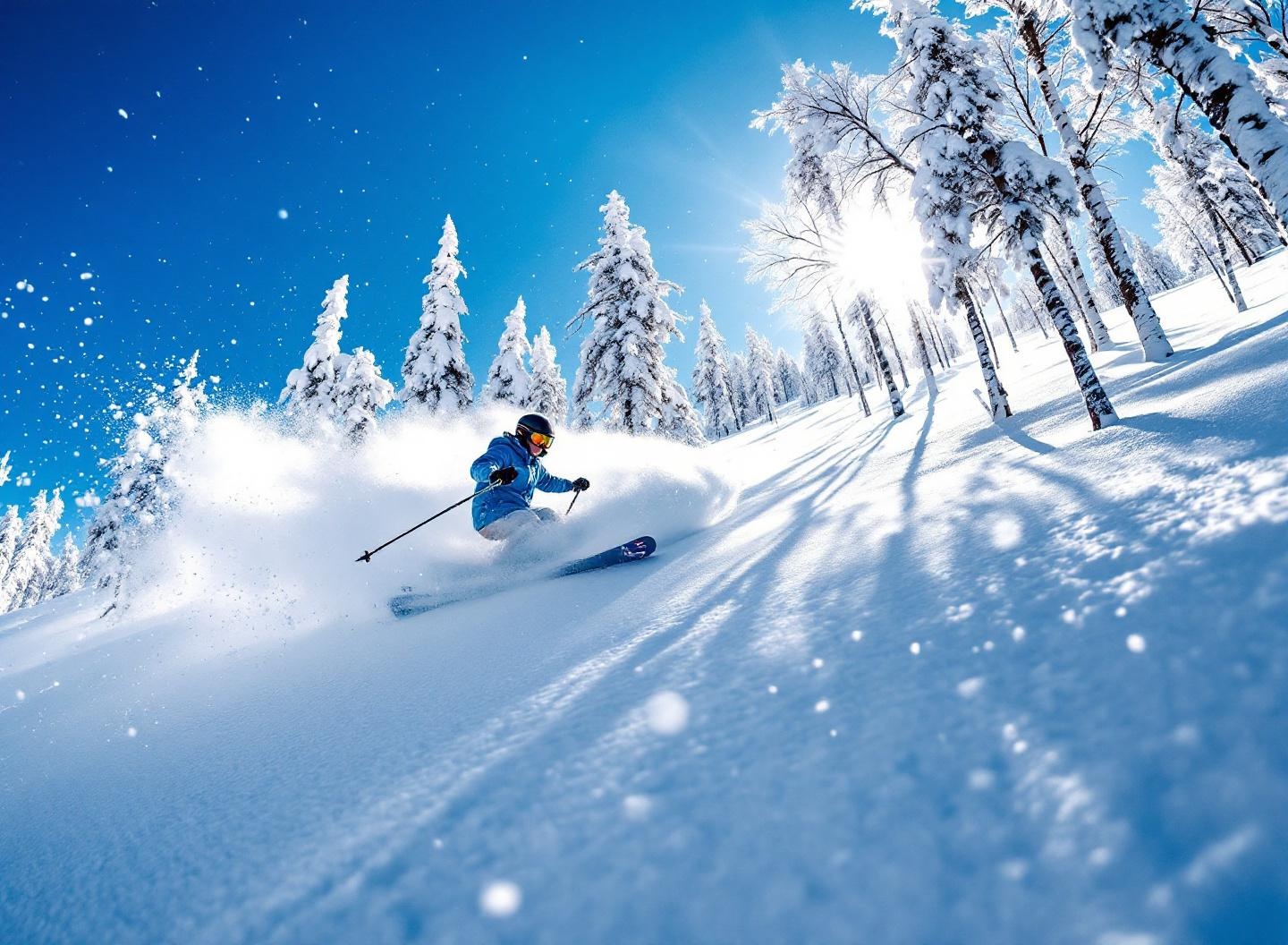 Skiing in Japan